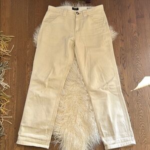 Seager - Cream herringbone Pants
